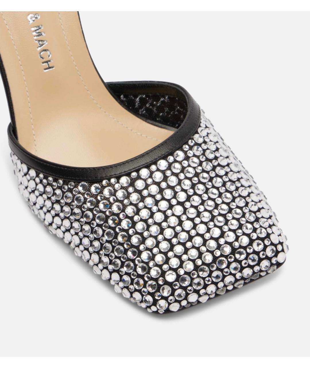 MACH&MACH Черные кожаные туфли, фото 4