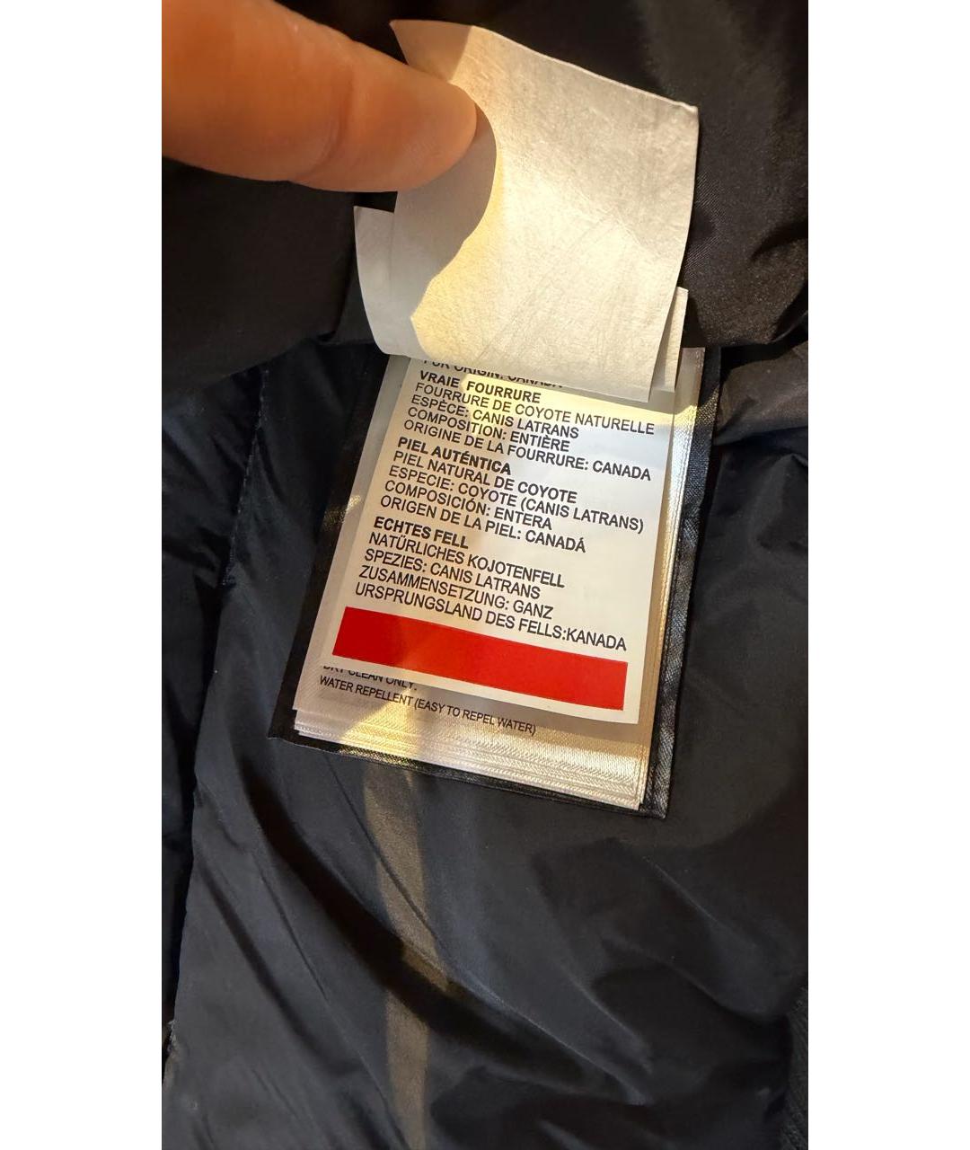 CANADA GOOSE Черная куртка, фото 6