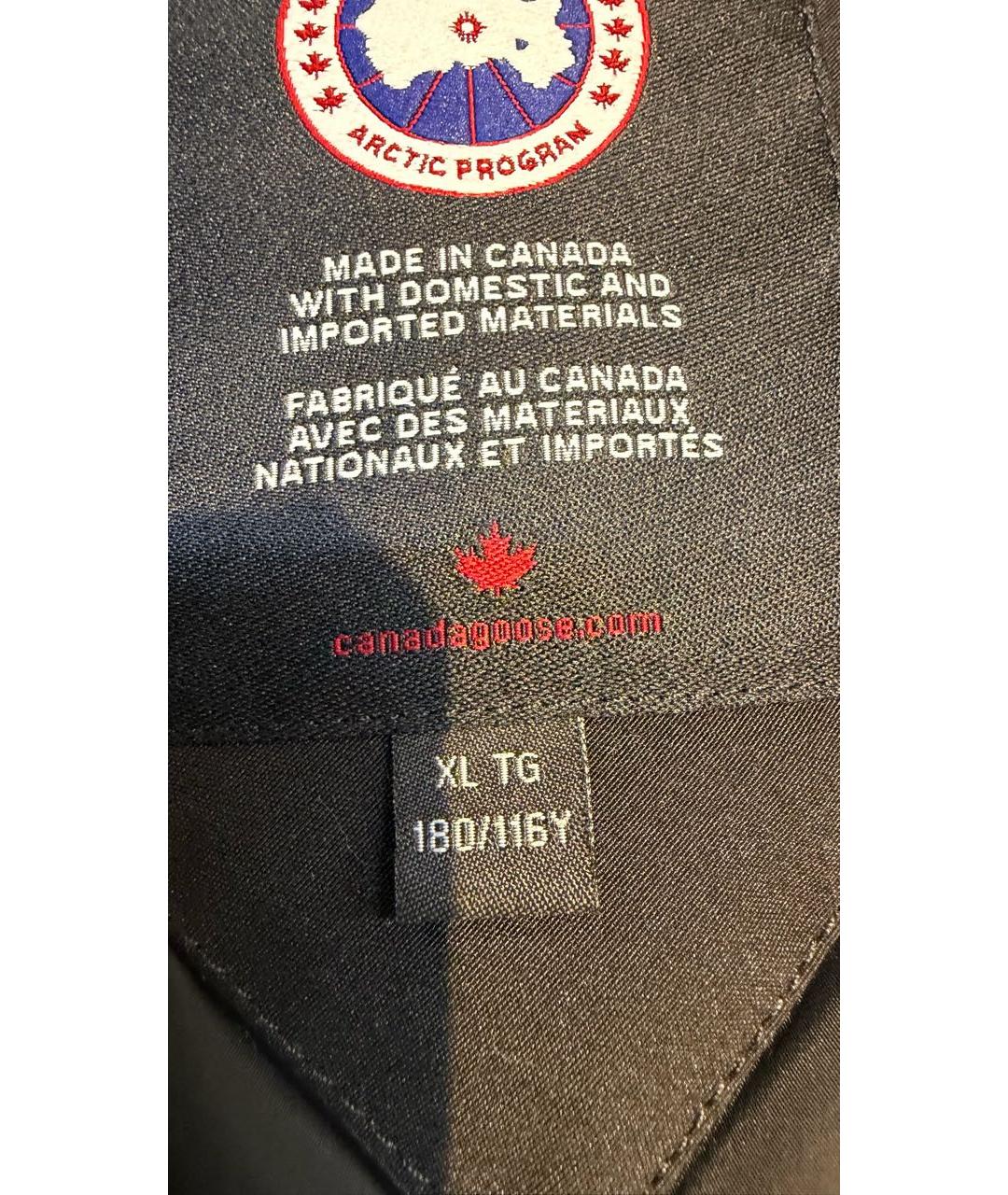 CANADA GOOSE Черная куртка, фото 5