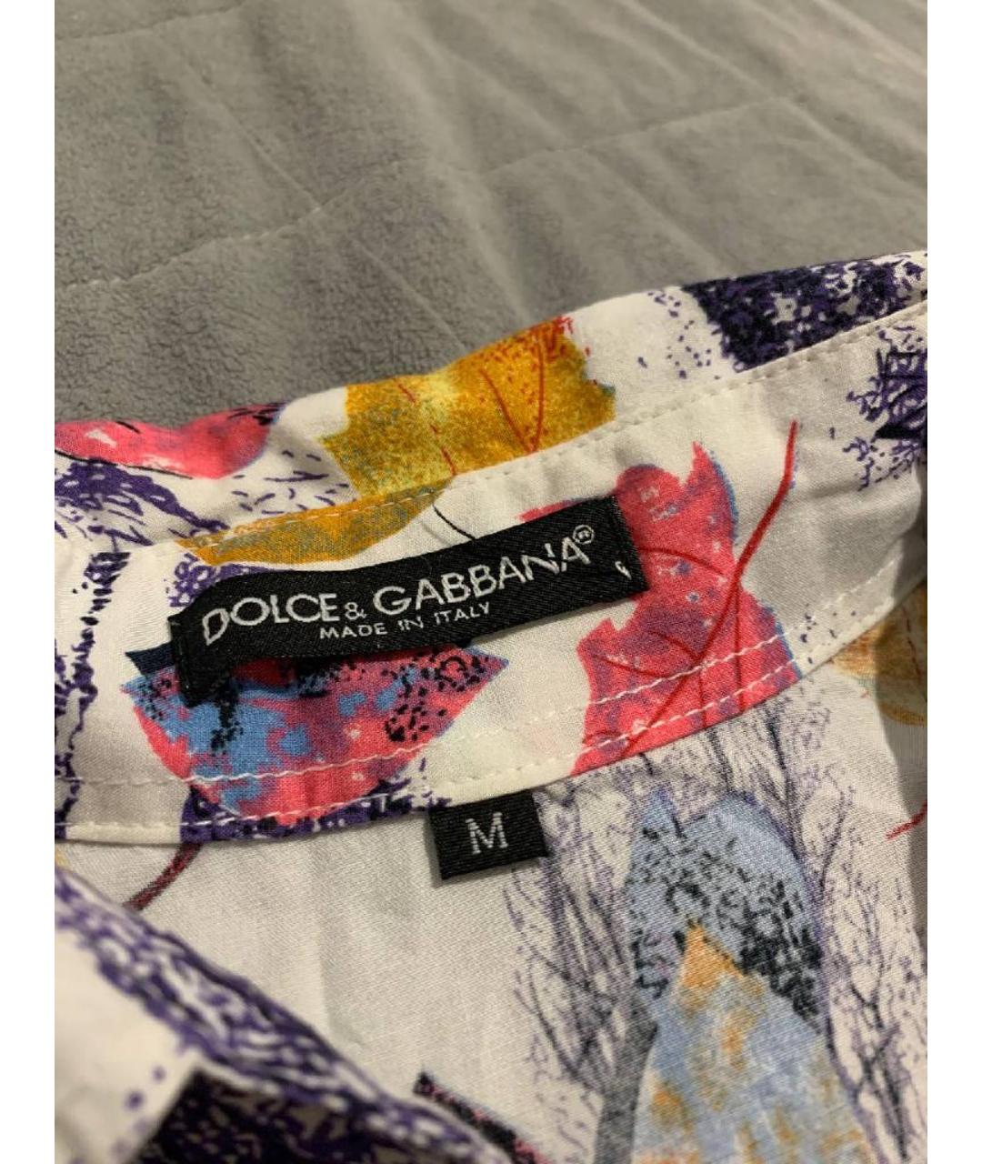 DOLCE&GABBANA Хлопковая кэжуал рубашка, фото 3