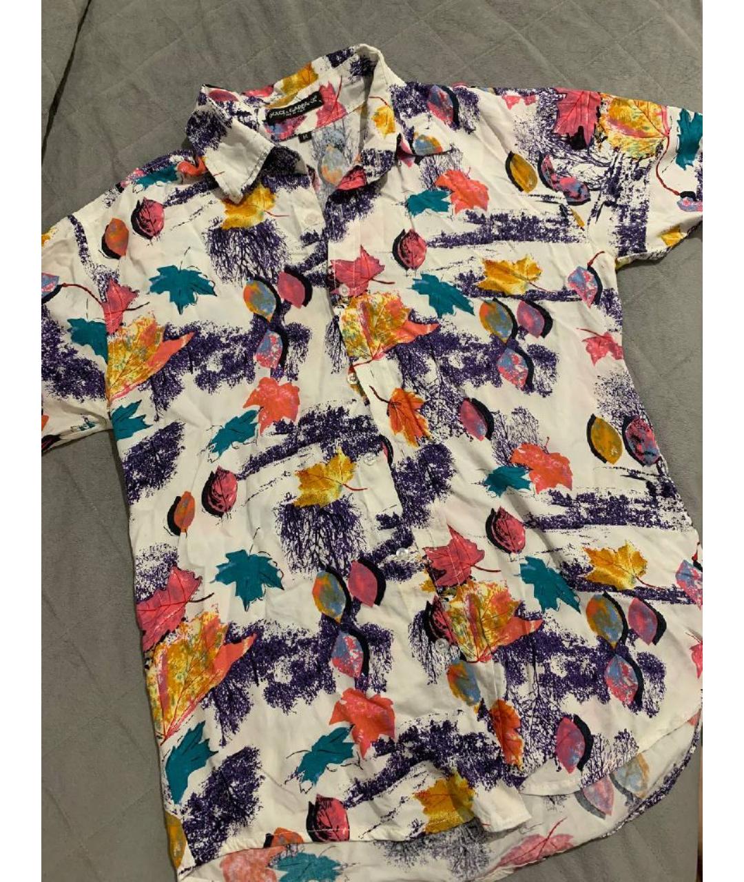 DOLCE&GABBANA Хлопковая кэжуал рубашка, фото 5