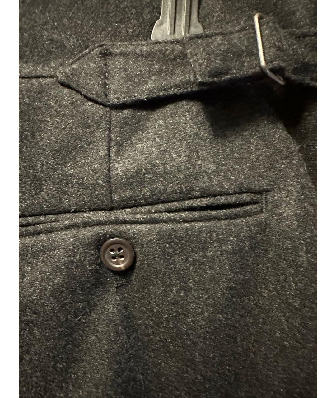 POLO RALPH LAUREN Серые вискозные повседневные брюки, фото 4