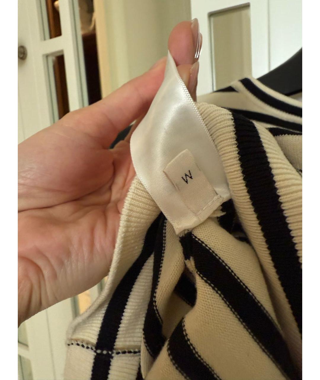 CELINE Белый шерстяной джемпер / свитер, фото 4