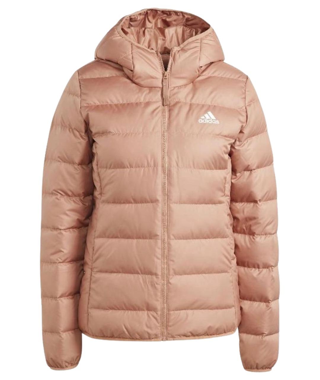 ADIDAS Коралловая полиэстеровая куртка, фото 1