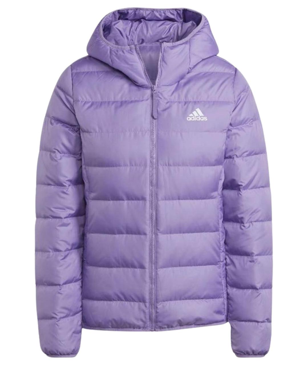 ADIDAS Фиолетовая полиэстеровая куртка, фото 1