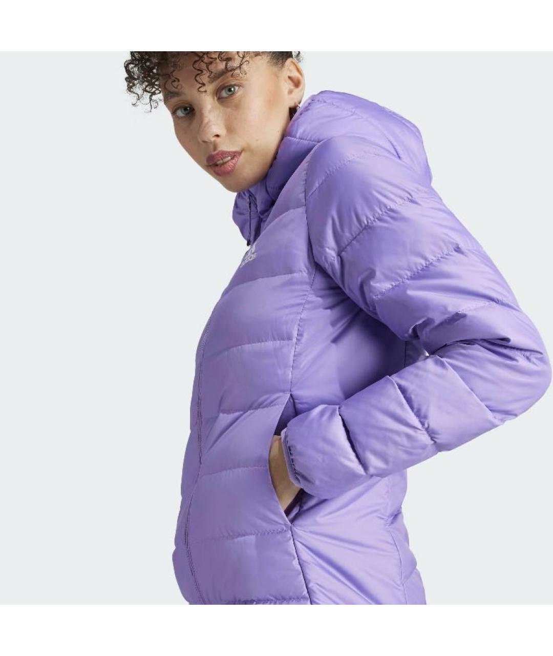 ADIDAS Фиолетовая полиэстеровая куртка, фото 6