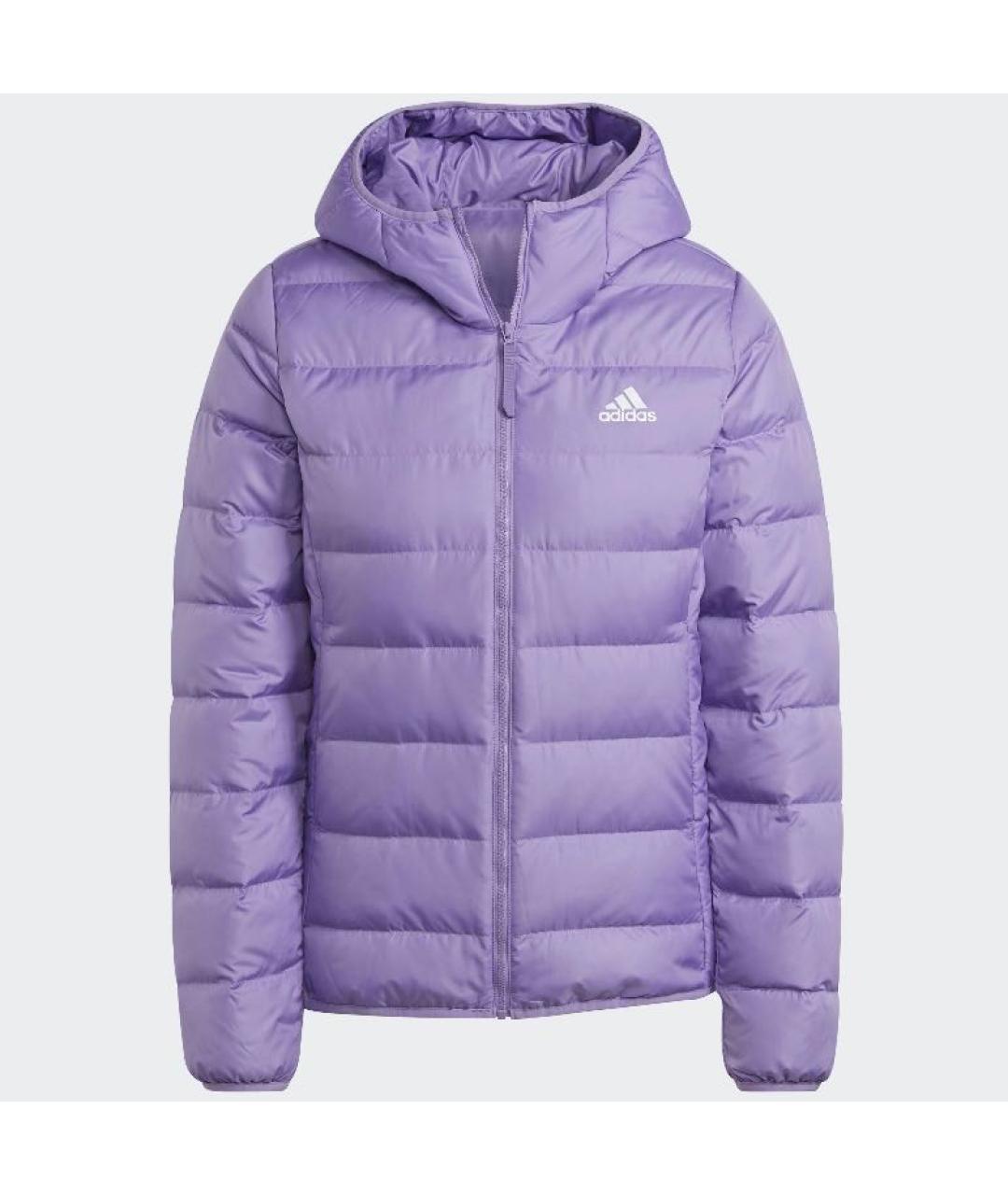 ADIDAS Фиолетовая полиэстеровая куртка, фото 7