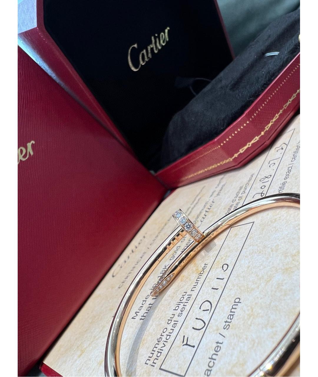 CARTIER Золотой браслет из розового золота, фото 4