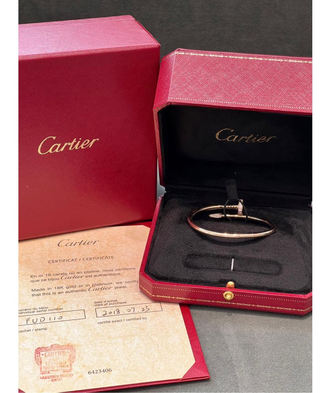 CARTIER Золотой браслет из розового золота, фото 3