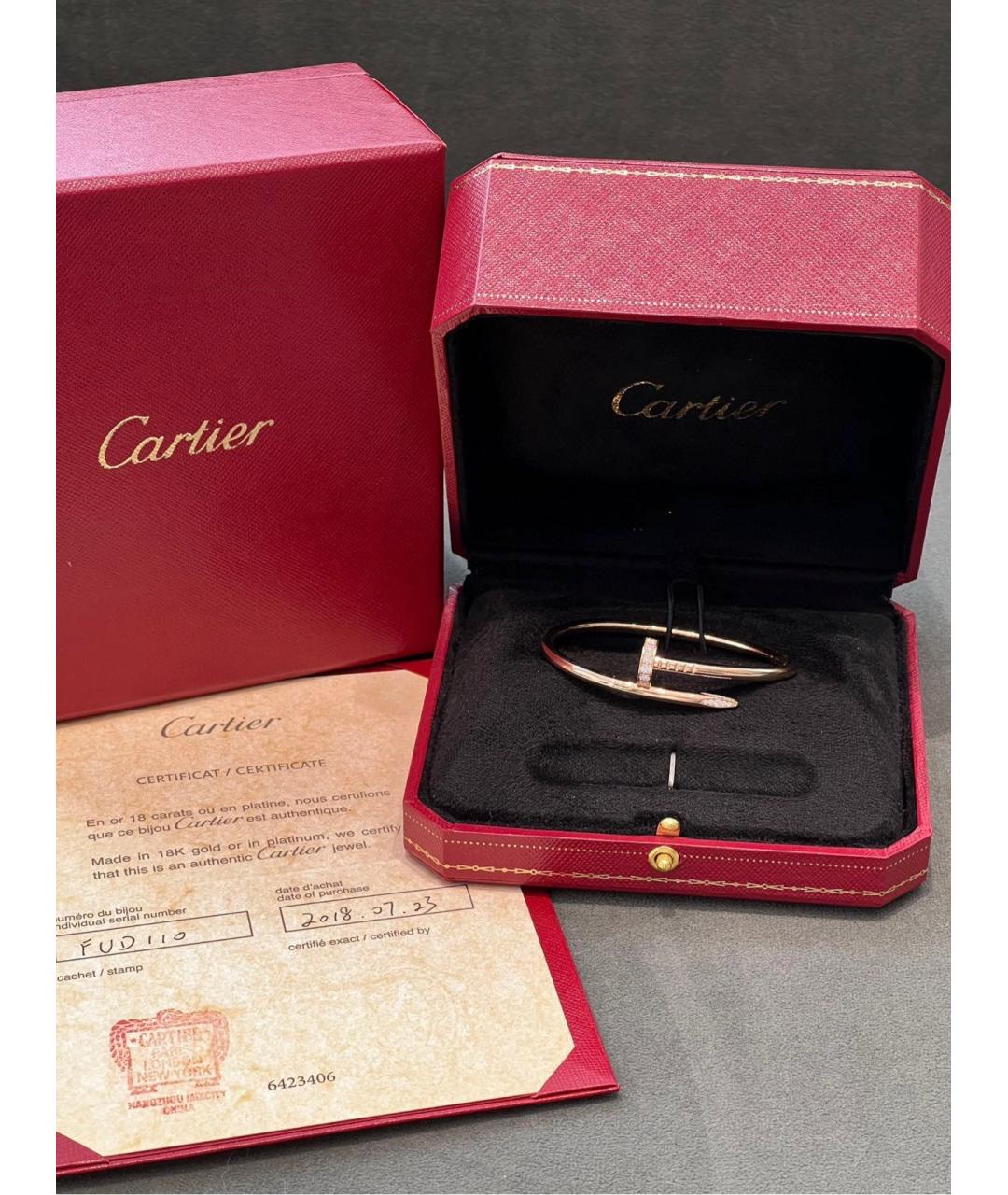 CARTIER Золотой браслет из розового золота, фото 2