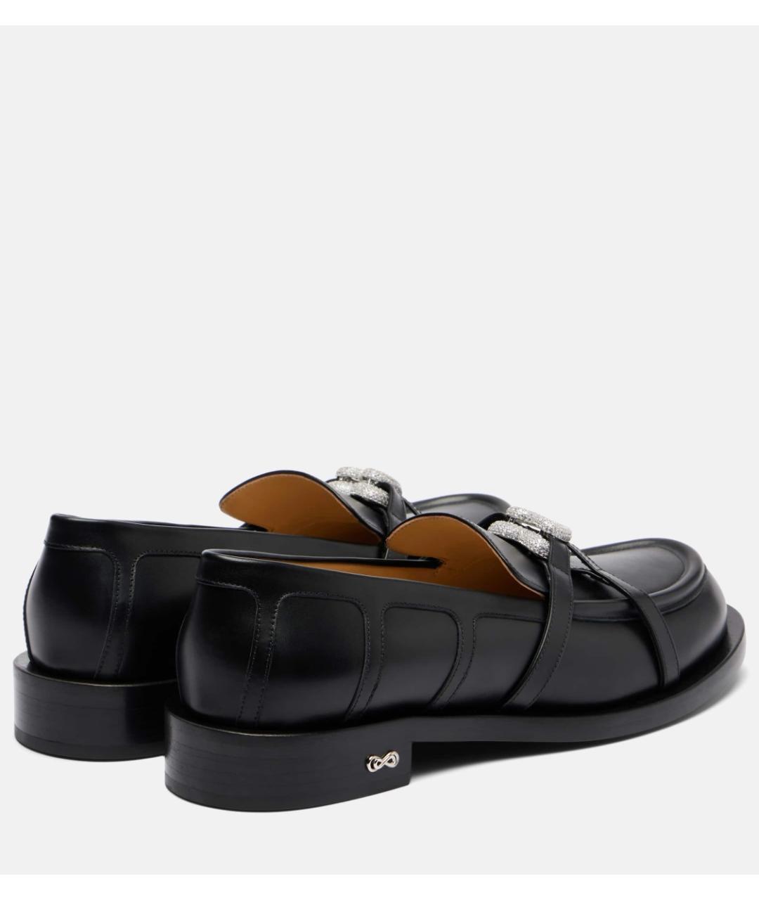 MACH&MACH Черные кожаные лоферы, фото 3