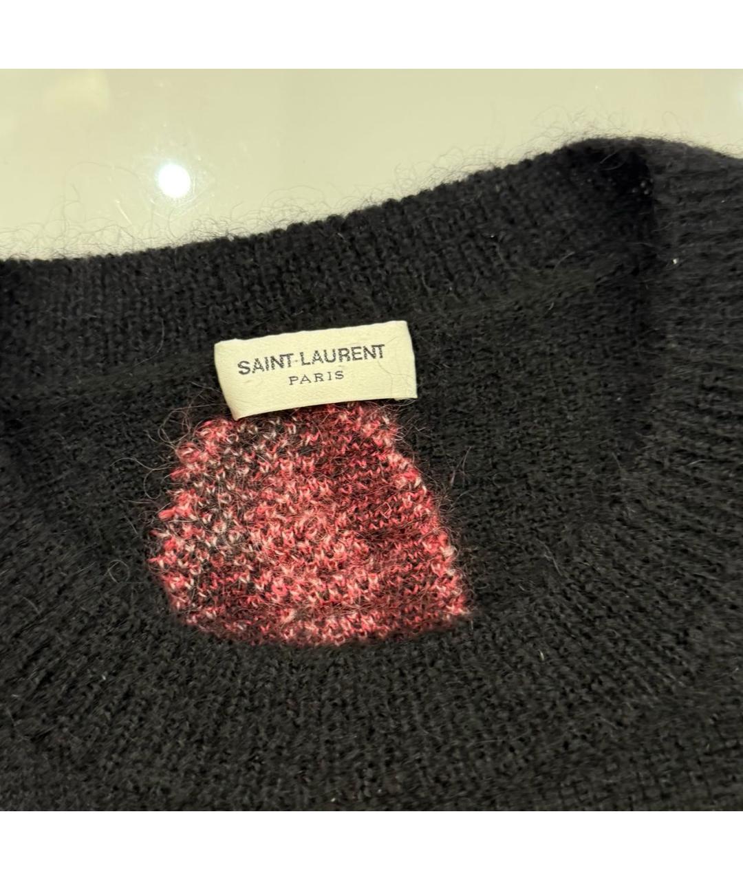 SAINT LAURENT Черный джемпер / свитер, фото 4