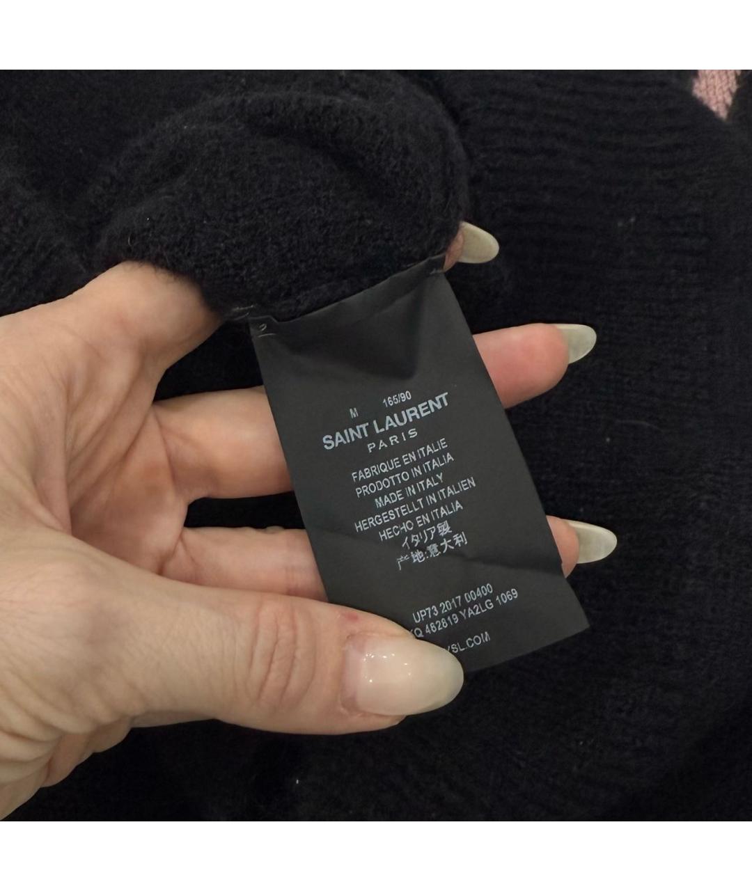 SAINT LAURENT Черный джемпер / свитер, фото 5