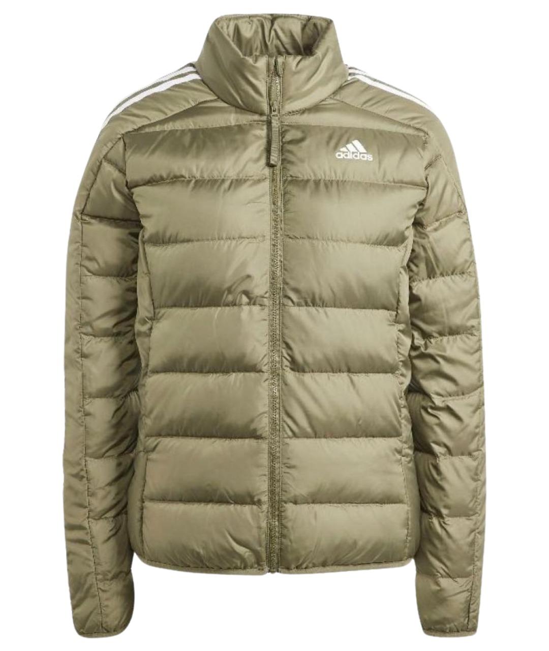 ADIDAS Хаки полиэстеровая куртка, фото 1