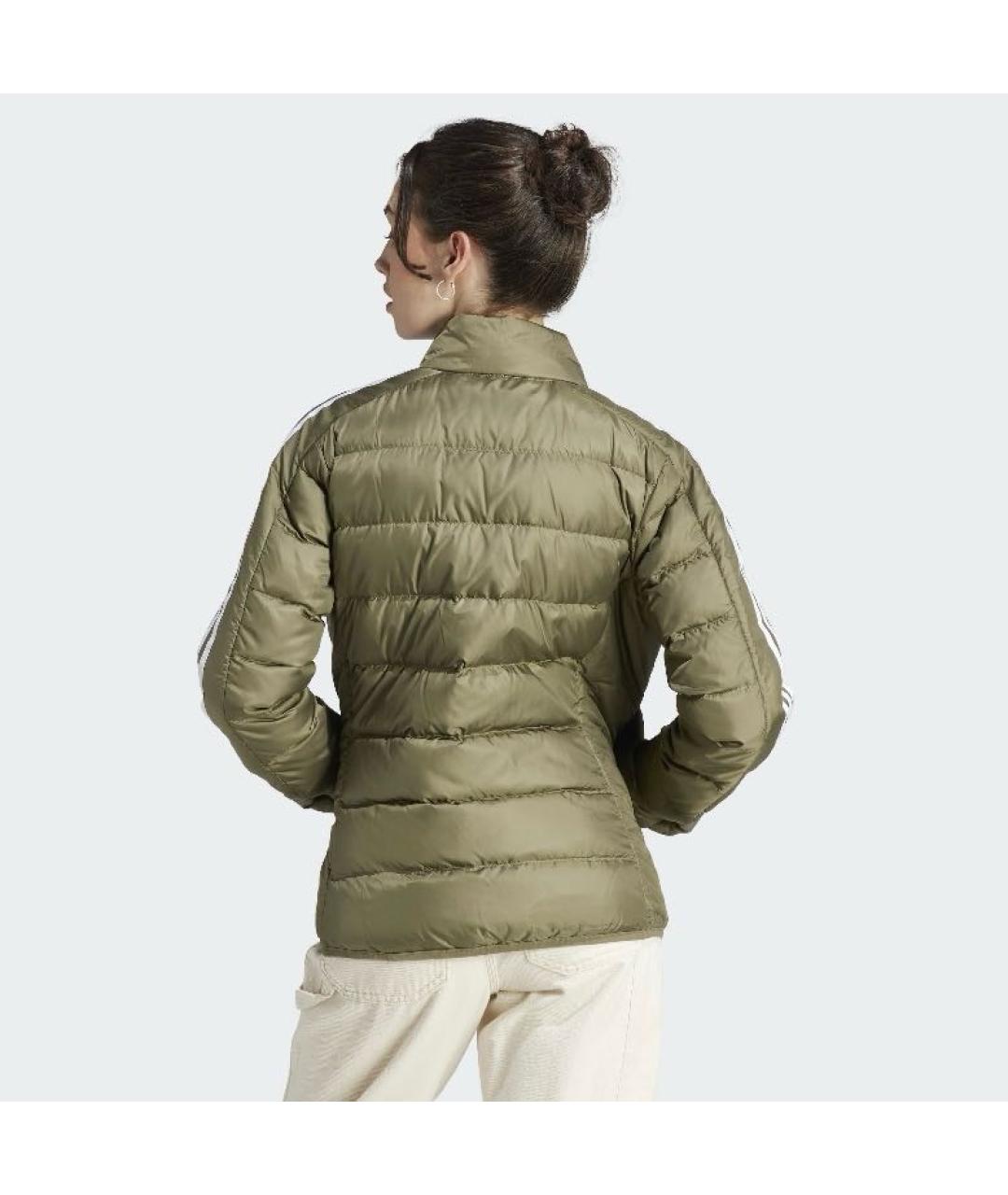 ADIDAS Хаки полиэстеровая куртка, фото 3