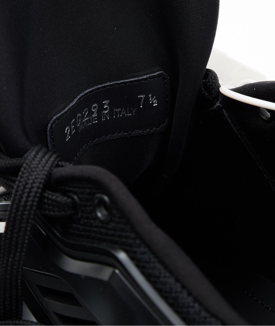 PRADA Черные текстильные кроссовки, фото 4