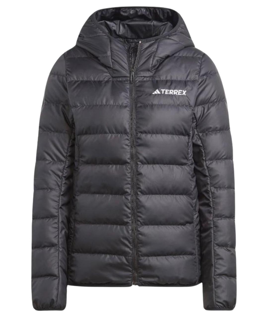 ADIDAS Черный полиэстеровый пуховик, фото 1