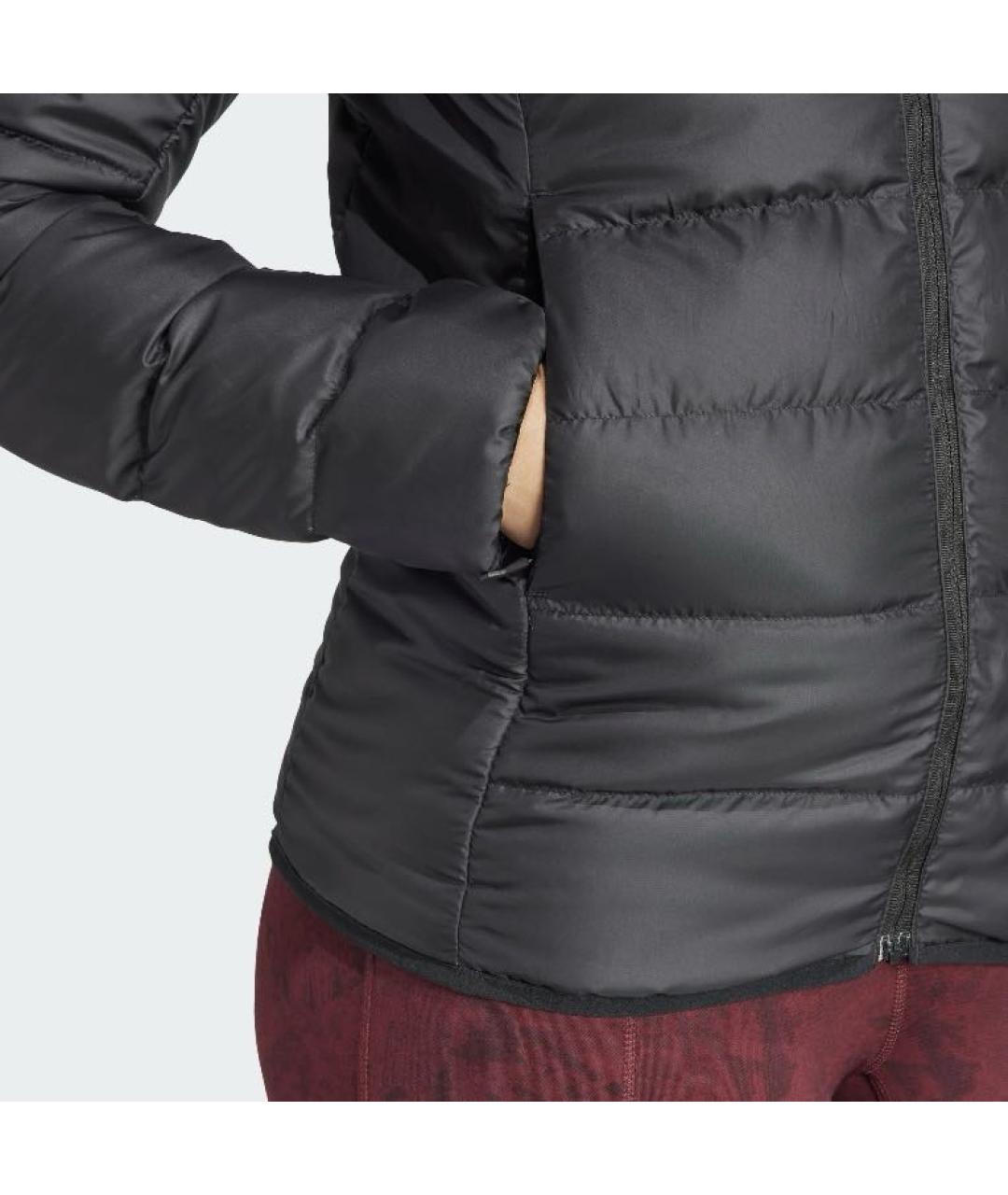 ADIDAS Черный полиэстеровый пуховик, фото 8
