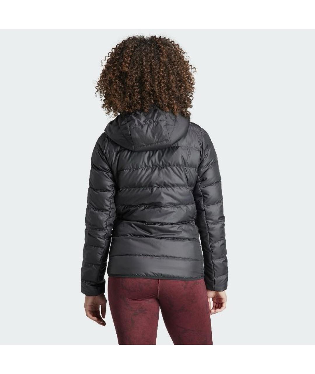 ADIDAS Черный полиэстеровый пуховик, фото 3