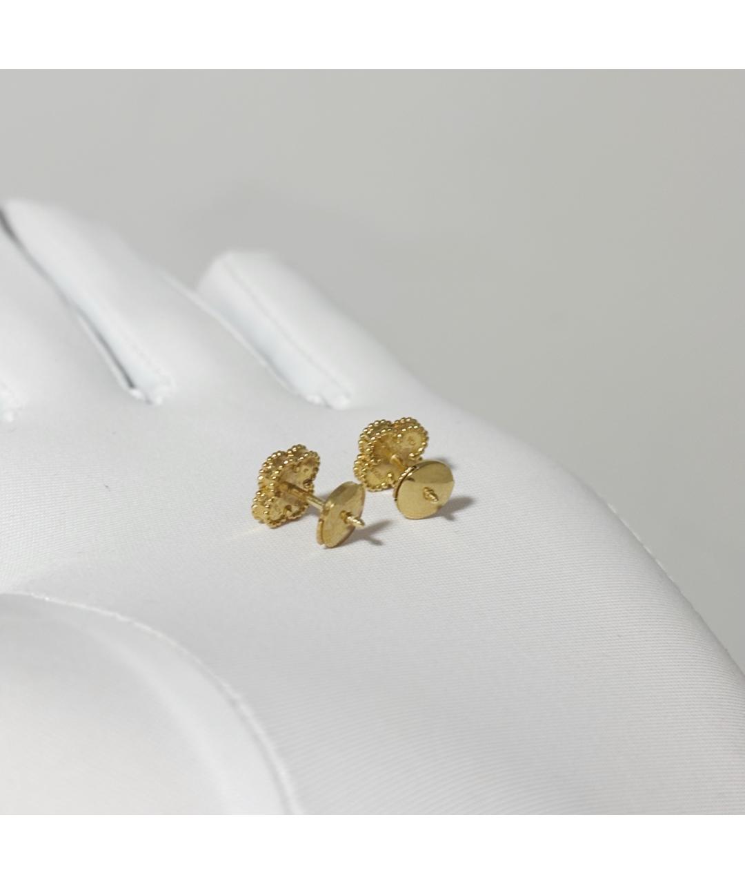 VAN CLEEF & ARPELS Черные серьги из розового золота, фото 6