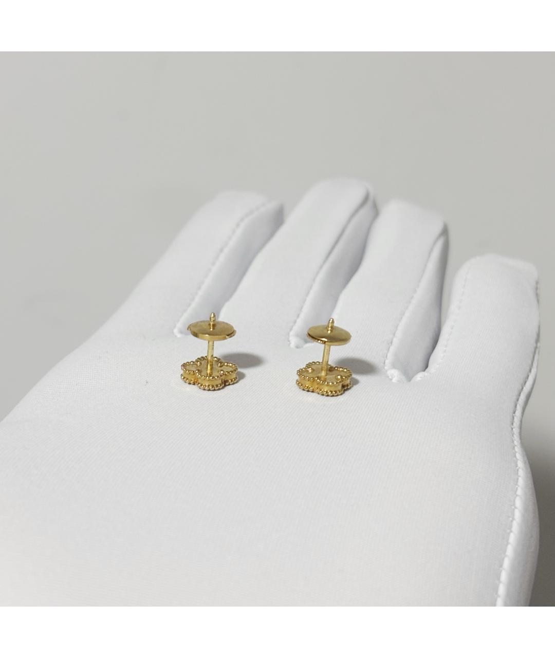 VAN CLEEF & ARPELS Черные серьги из розового золота, фото 5