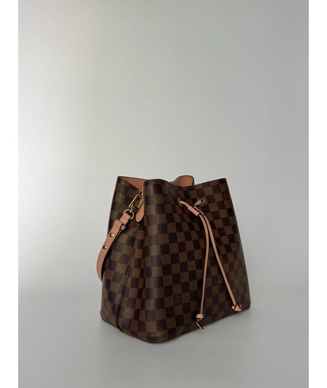 LOUIS VUITTON Коричневая сумка через плечо, фото 3