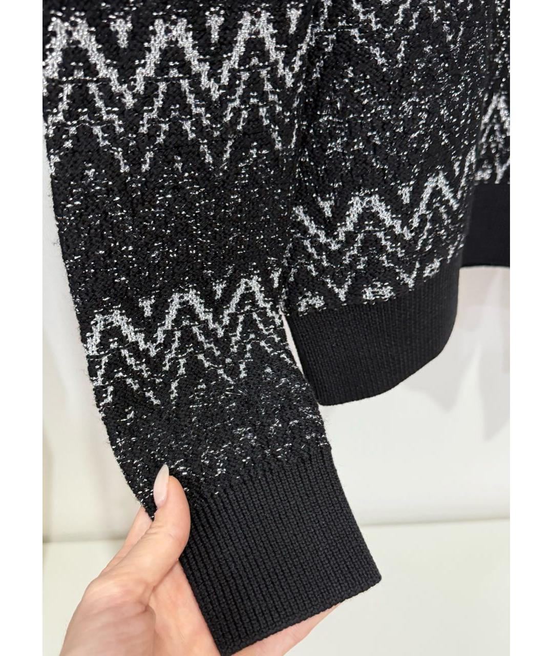 SAINT LAURENT Черный шерстяной джемпер / свитер, фото 5