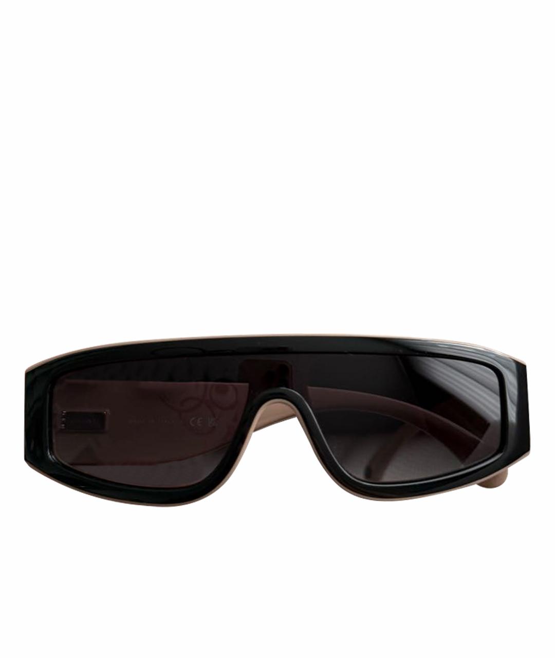 CHANEL Черные пластиковые солнцезащитные очки, фото 1