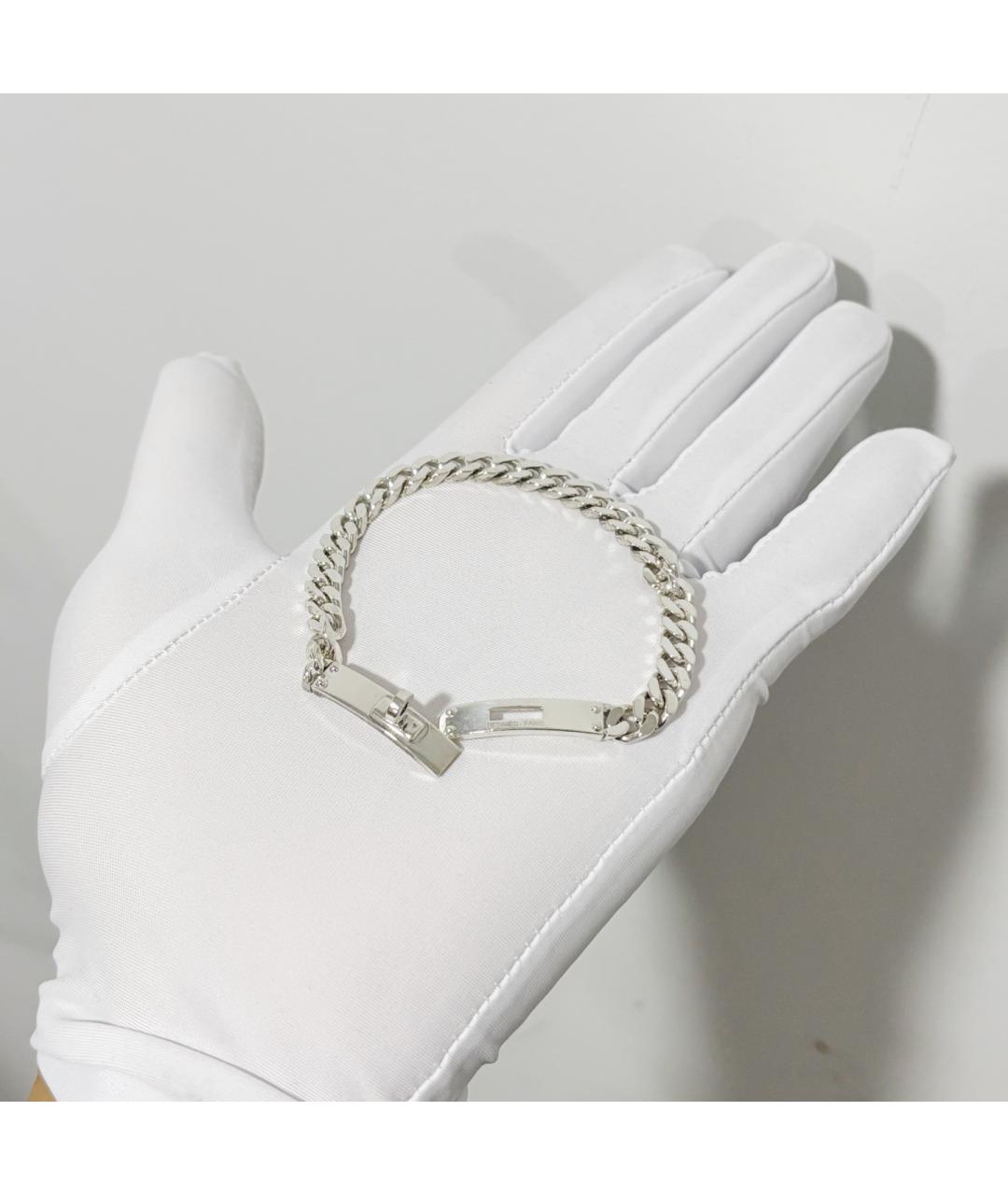 HERMES Серебрянный серебряный браслет, фото 7