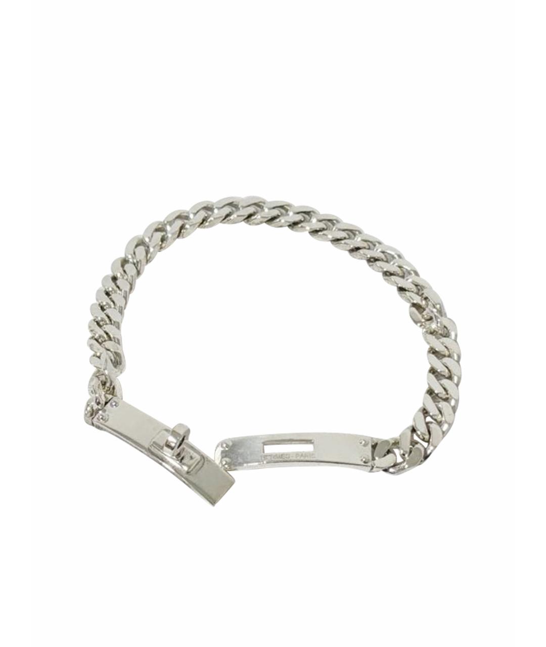HERMES Серебрянный серебряный браслет, фото 1