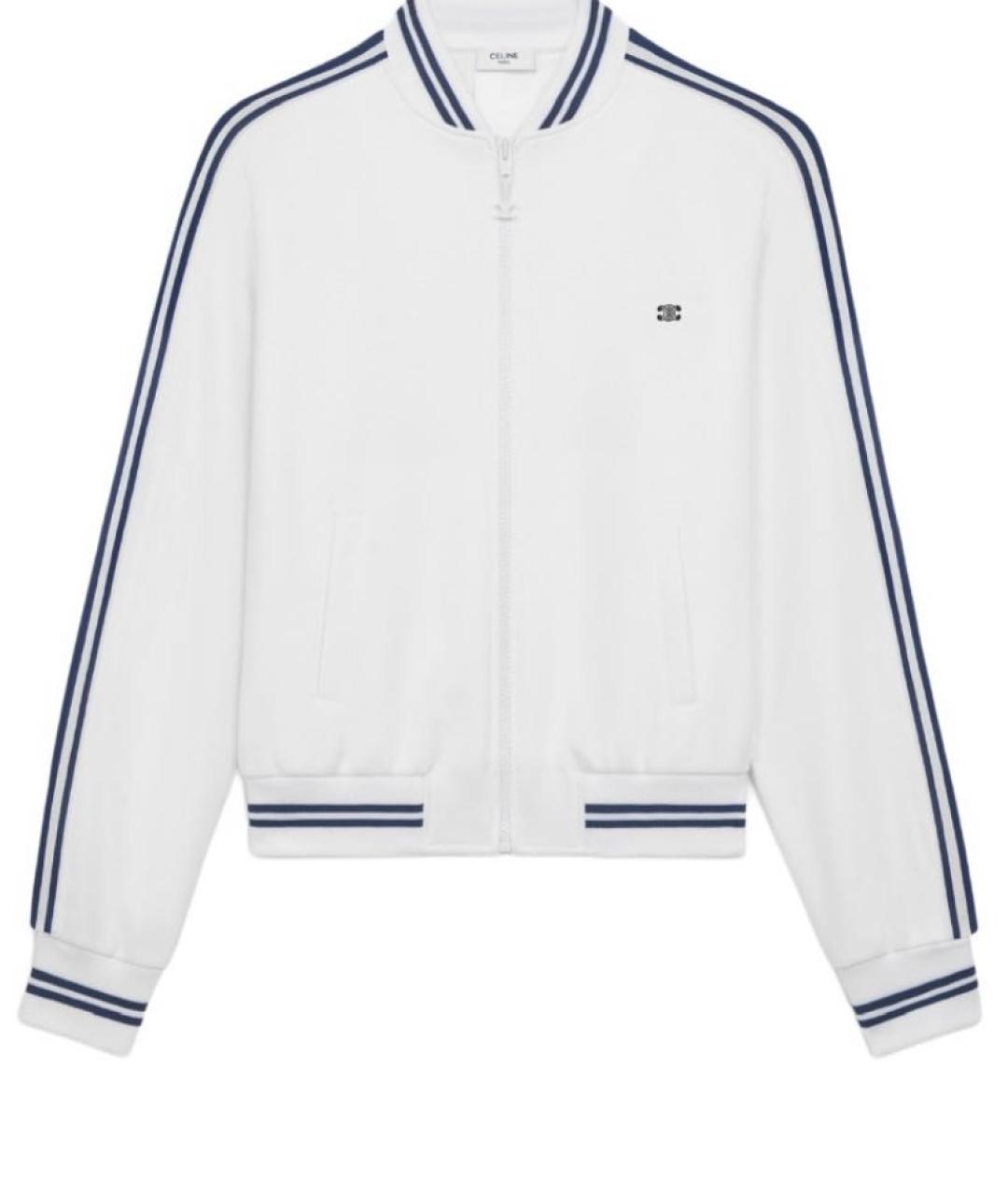 CELINE Белая полиэстеровая куртка, фото 1