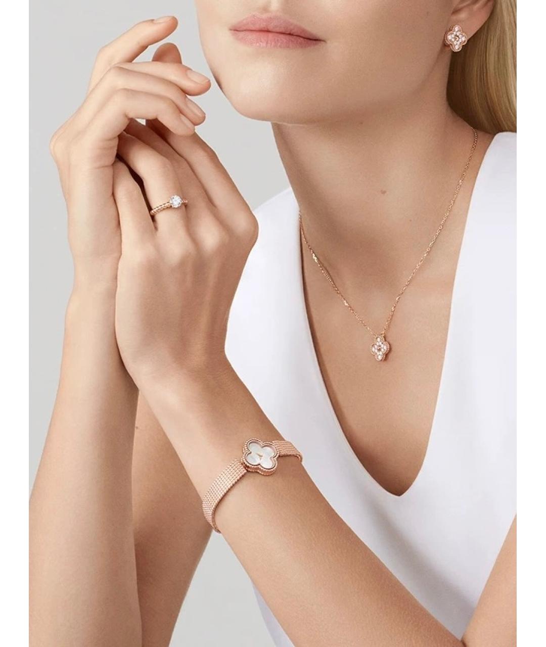 VAN CLEEF & ARPELS Золотые серьги из розового золота, фото 4