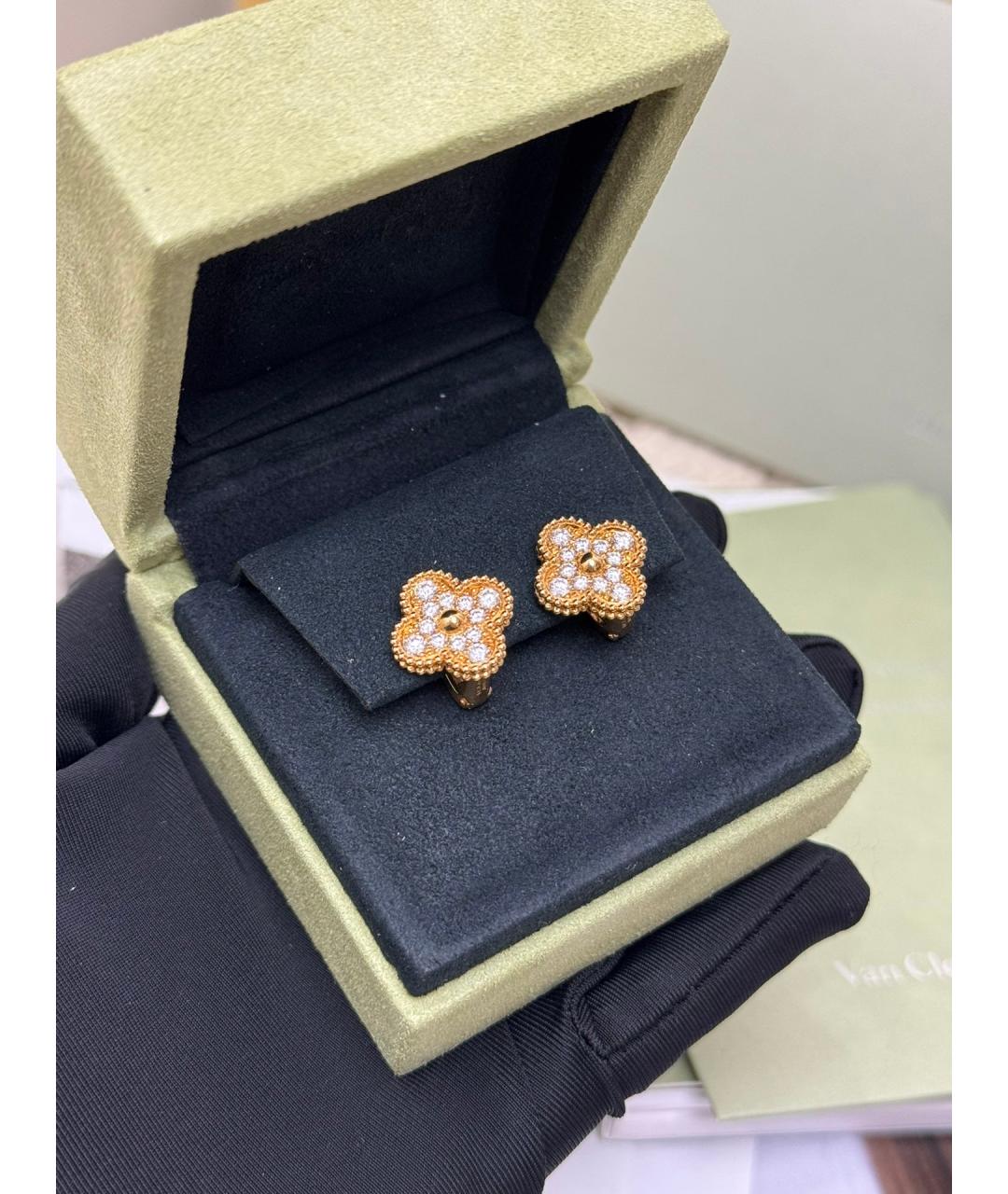 VAN CLEEF & ARPELS Золотые серьги из розового золота, фото 2