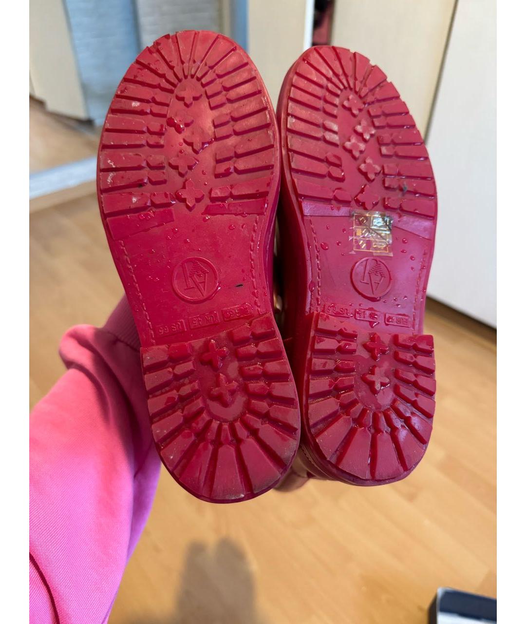 ARMANI JEANS Розовые резиновые сапоги, фото 2