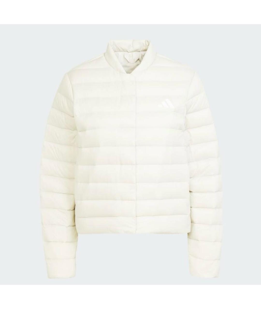 ADIDAS Бежевая полиамидовая куртка, фото 6