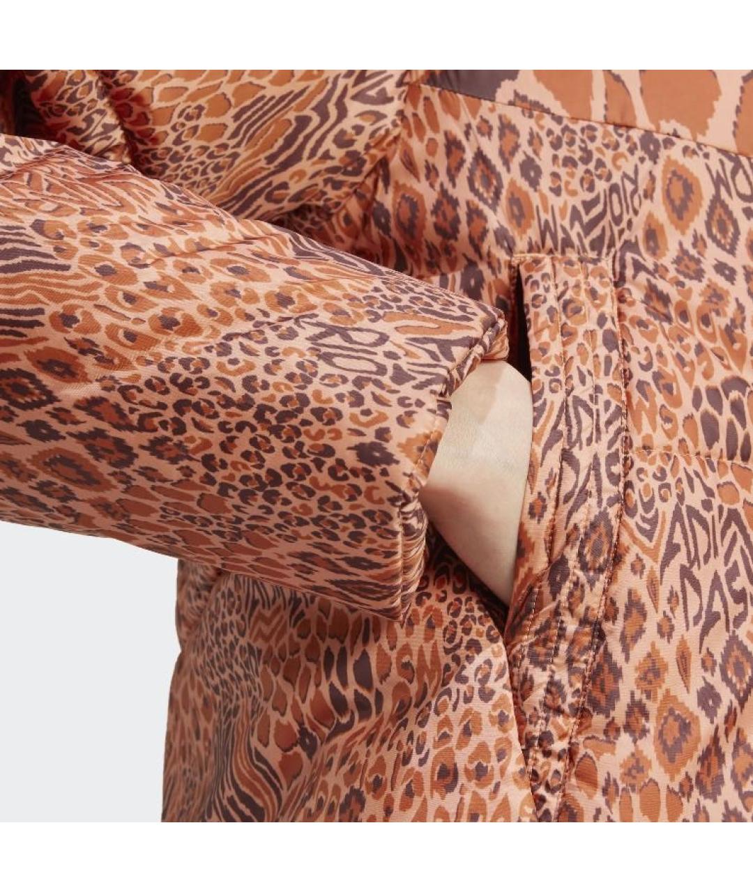 ADIDAS Бордовая полиэстеровая куртка, фото 5