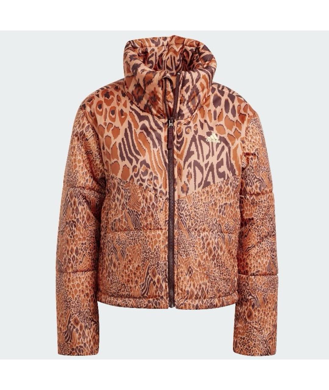 ADIDAS Бордовая полиэстеровая куртка, фото 6