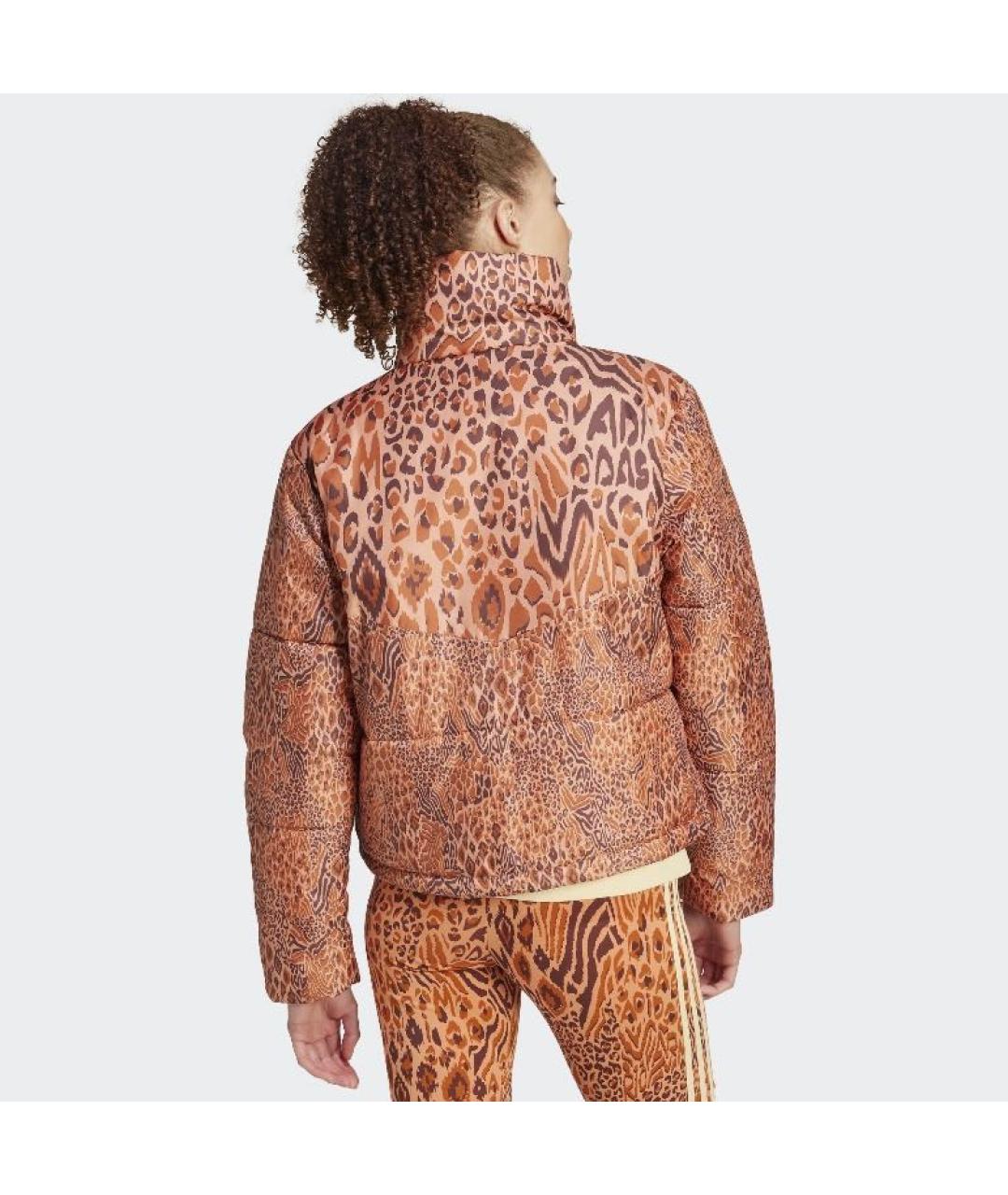 ADIDAS Бордовая полиэстеровая куртка, фото 3