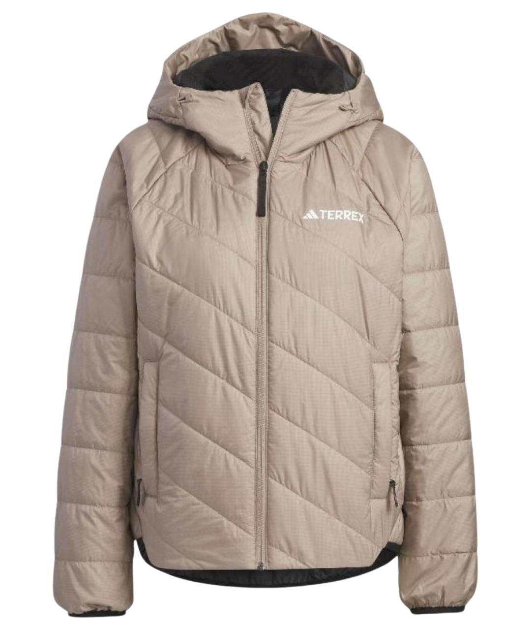 ADIDAS Бежевая полиэстеровая куртка, фото 1