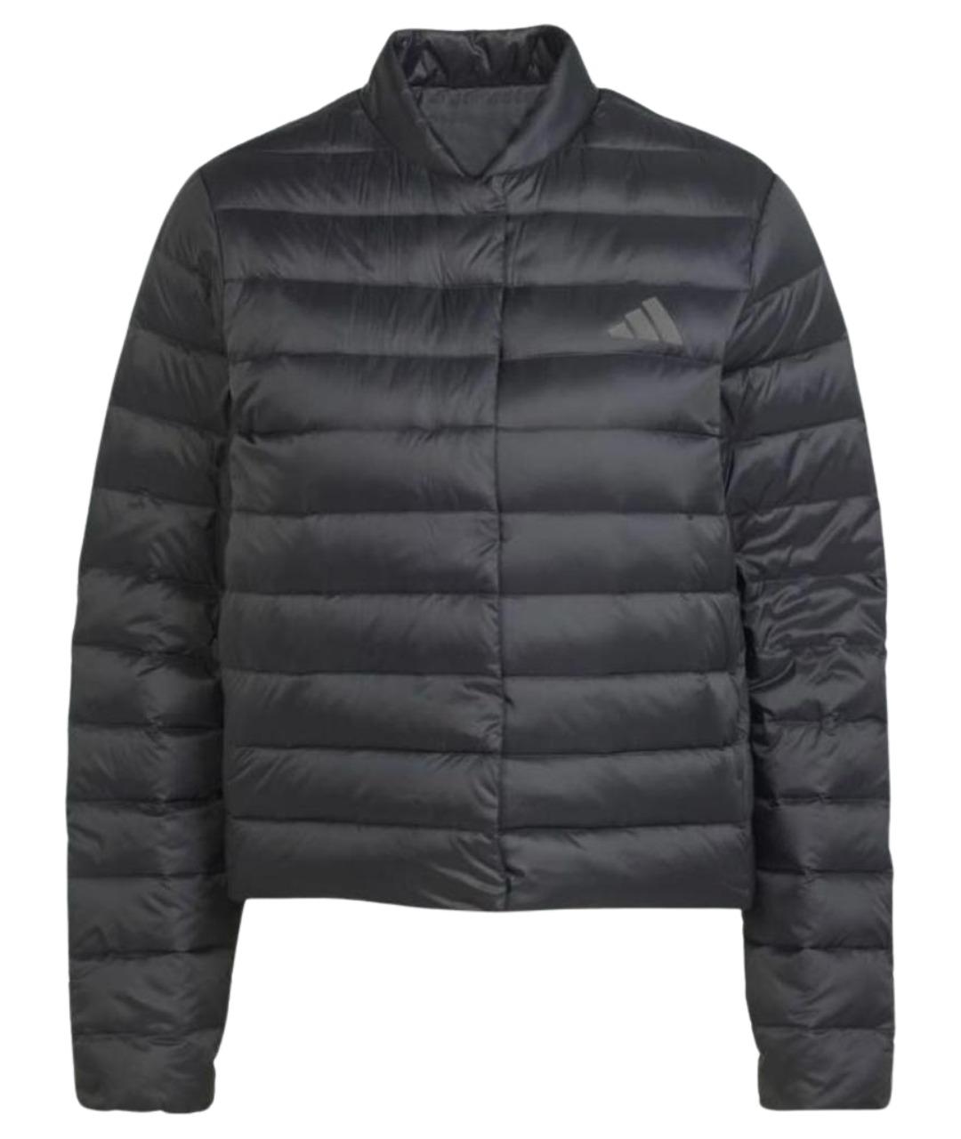 ADIDAS Черная полиамидовая куртка, фото 1