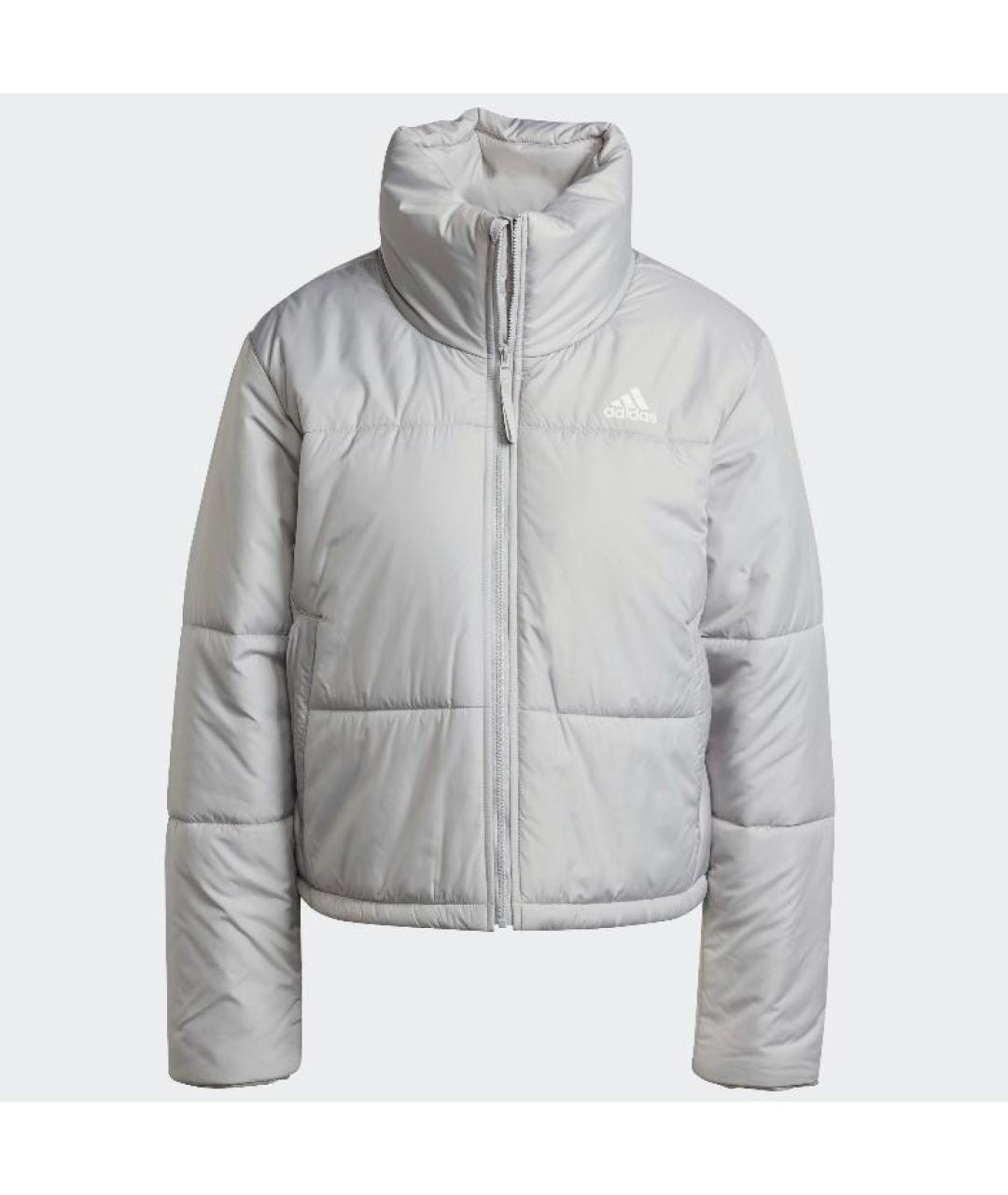 ADIDAS Серая полиэстеровая куртка, фото 7