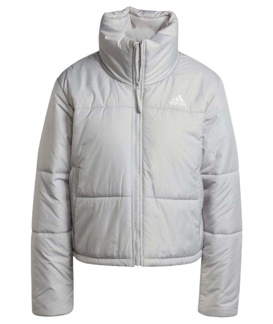 ADIDAS Серая полиэстеровая куртка, фото 1