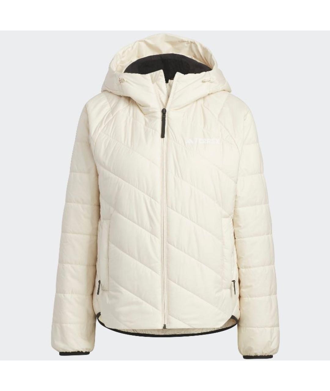 ADIDAS Бежевая полиэстеровая куртка, фото 7