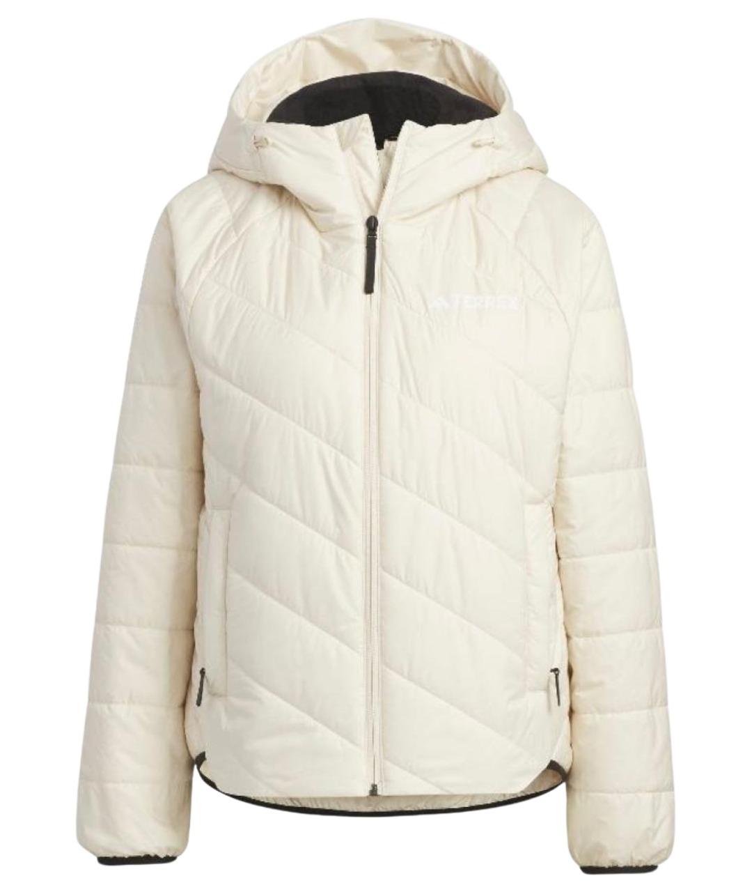 ADIDAS Бежевая полиэстеровая куртка, фото 1