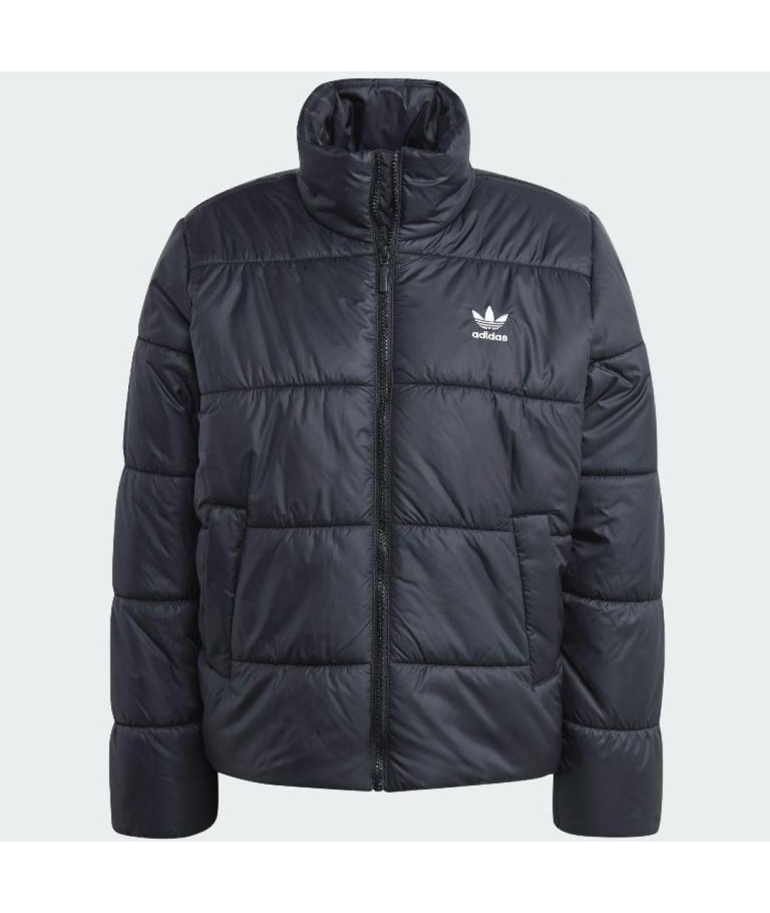 ADIDAS Черная полиэстеровая куртка, фото 6