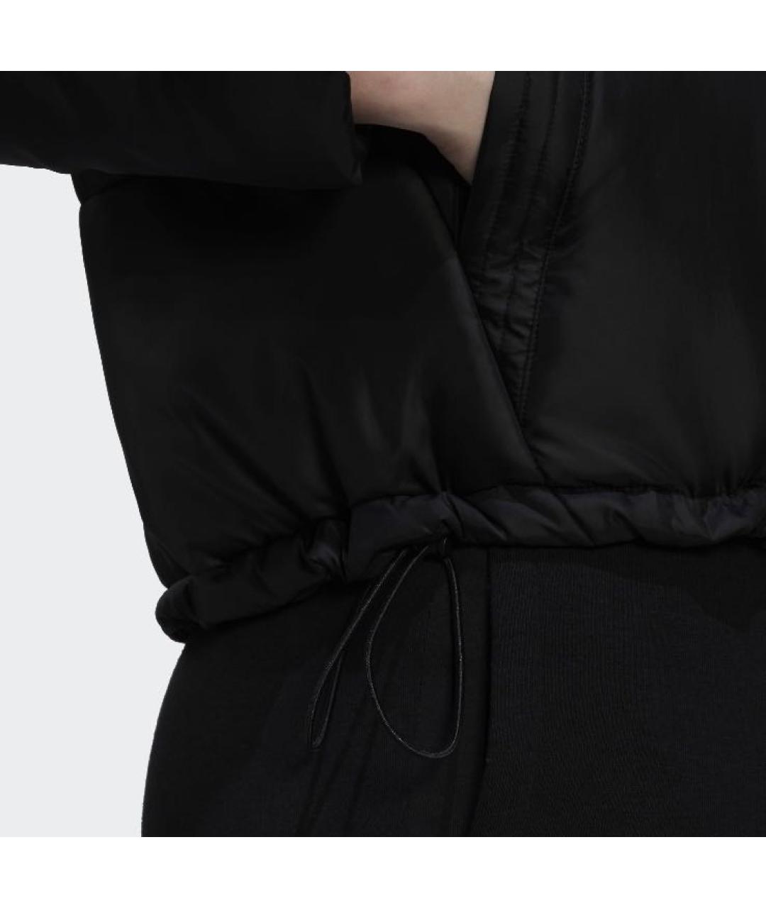 ADIDAS Черная полиэстеровая куртка, фото 6