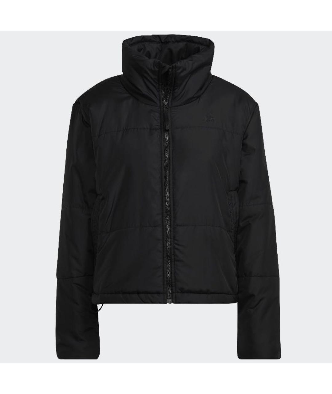 ADIDAS Черная полиэстеровая куртка, фото 9