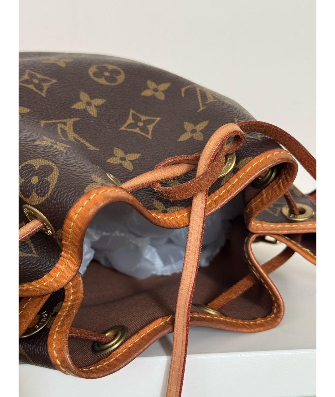 LOUIS VUITTON Коричневая сумка через плечо, фото 8