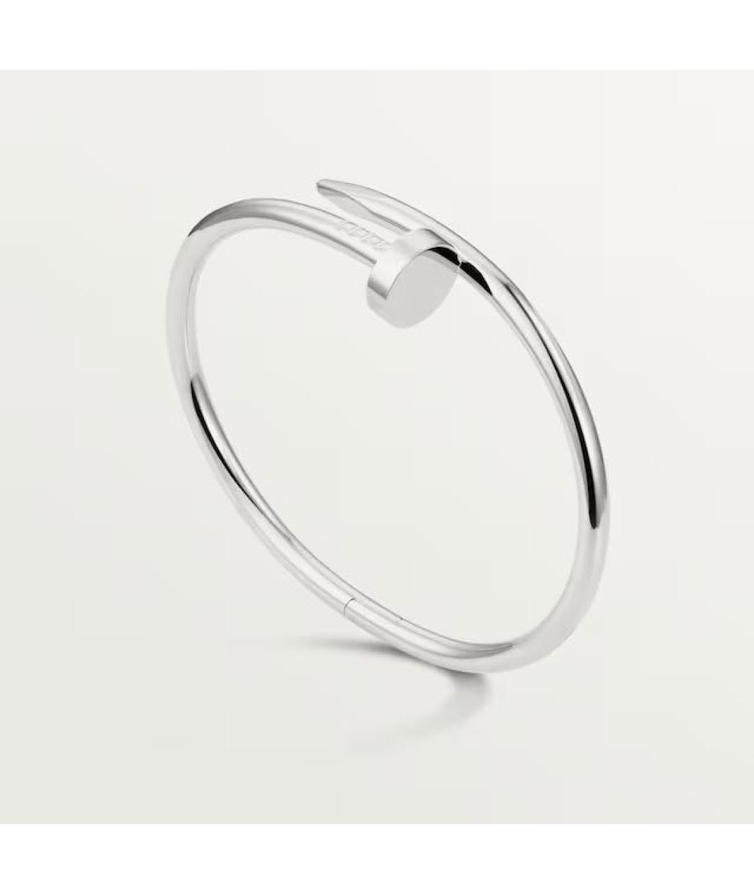 CARTIER Серебрянный браслет из белого золота, фото 9