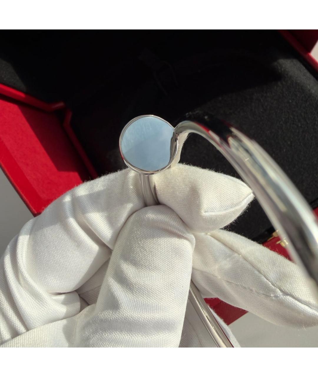 CARTIER Серебрянный браслет из белого золота, фото 7